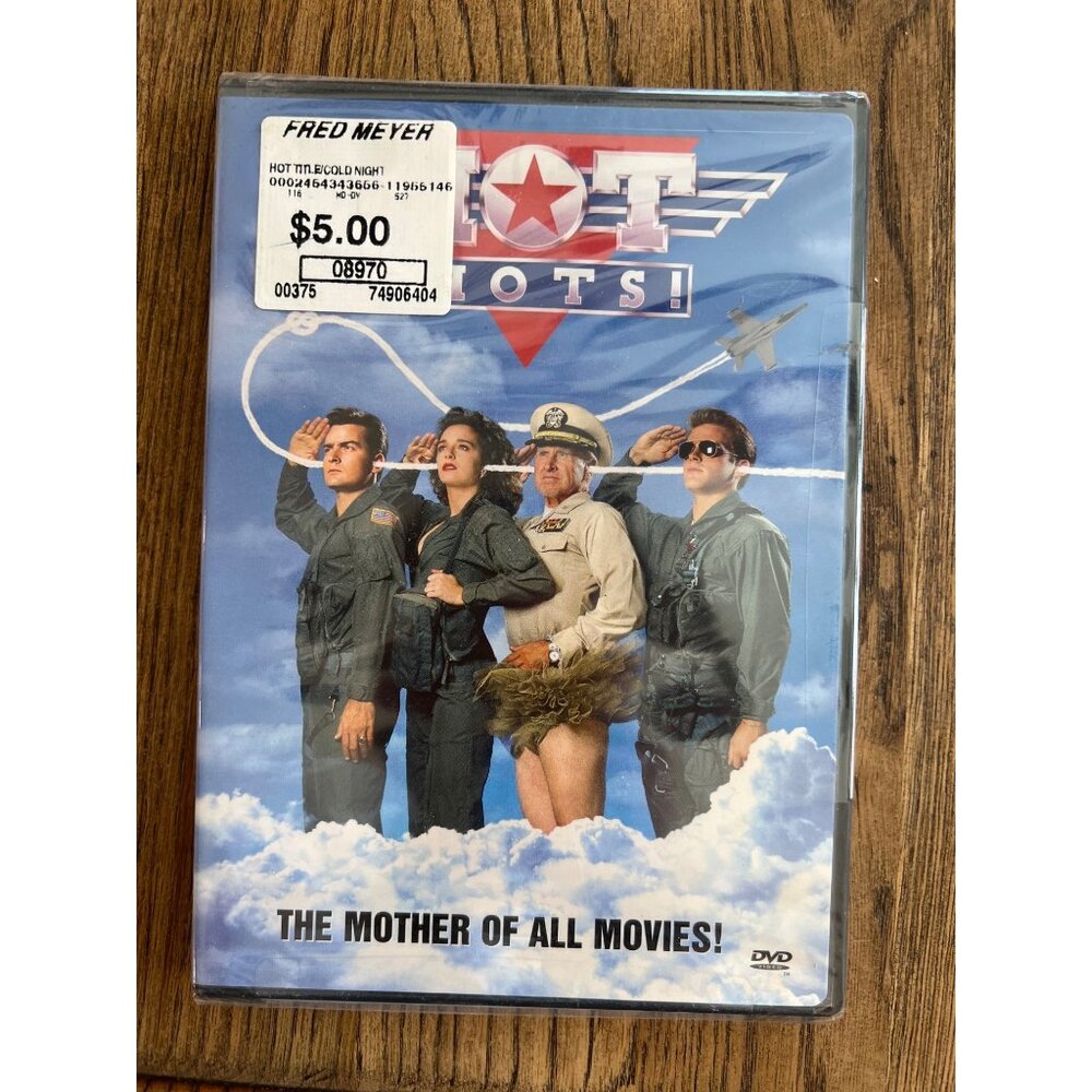 Hot Shots! DVD Comedy Movie Starring Charlie Sheen & Lloyd Bridges NEW Sealed